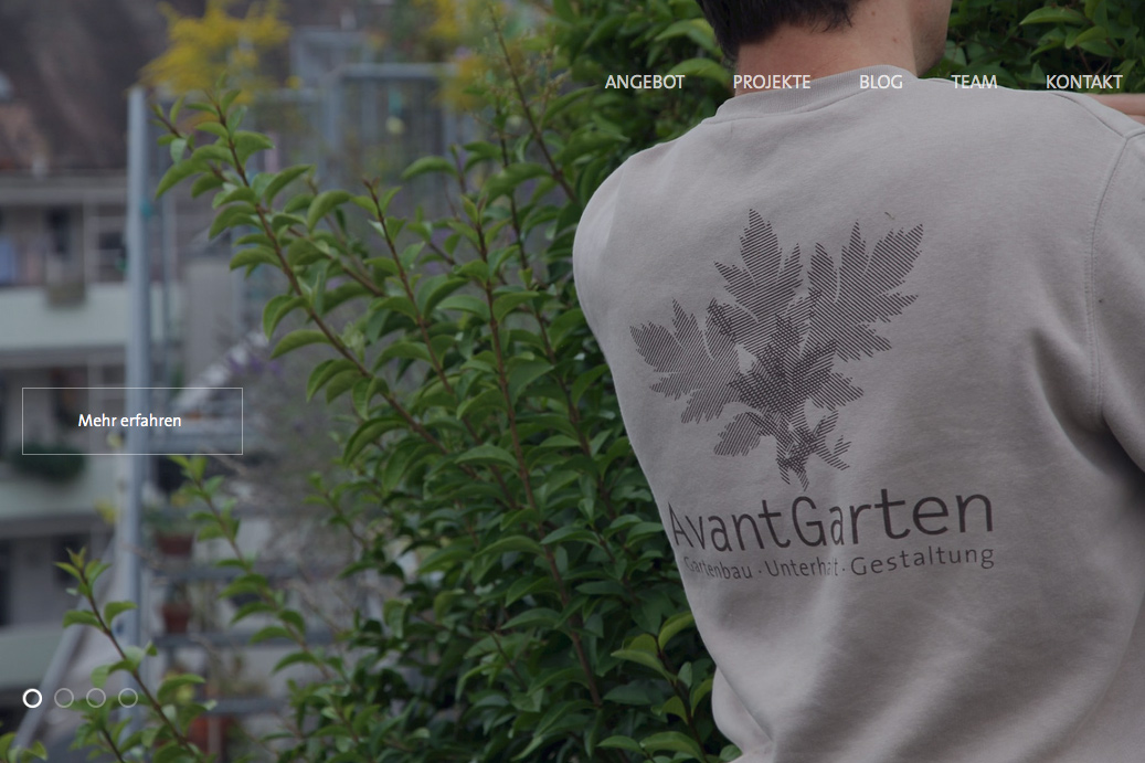 Website AvantGarten